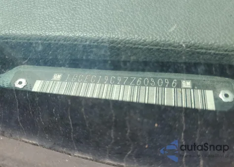 2007 Chevrolet Silverado C1500 из США, поврежденный, VIN 1GCEC19C97Z603096